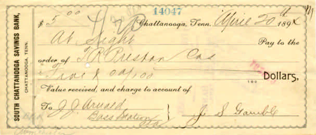 South Chattanooga Savings Bank 4-20-1894
